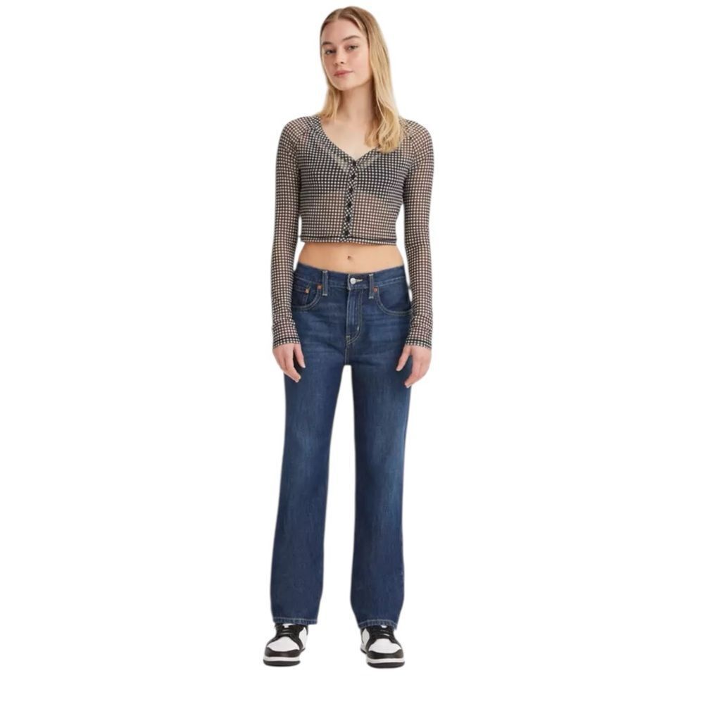 Levi’s low pro Straight-Leg Women’s Jeans in Dark Blue size 30